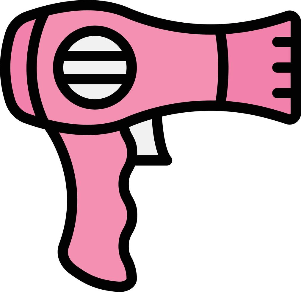 Hair dryer Vector Icon Design Illustration