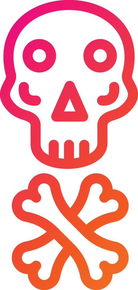 Skull Vector Icon Design Illustration