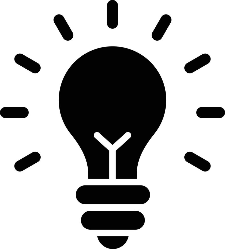 Bulb Vector Icon Design Illustration