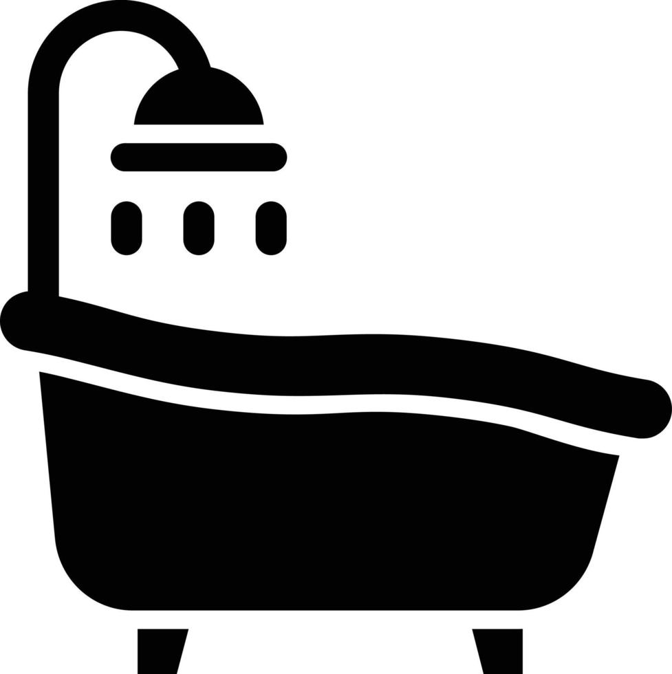 Bath tub Vector Icon Design Illustration