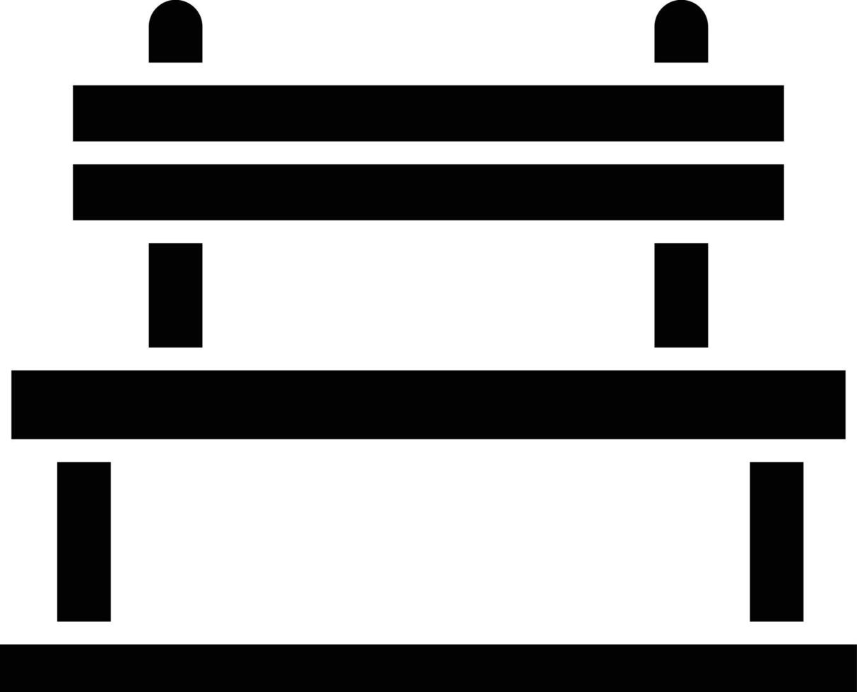 Bench Vector Icon Design Illustration