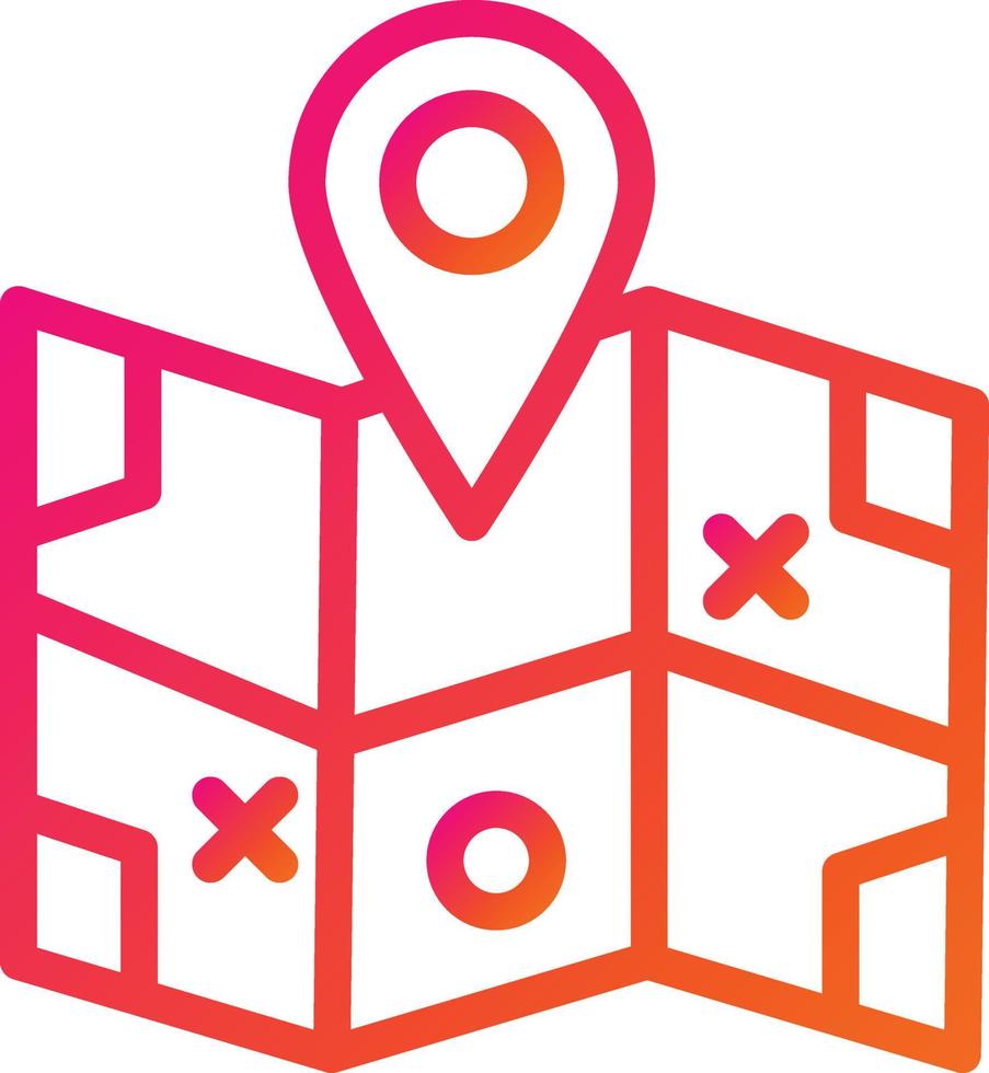 Map Vector Icon Design Illustration