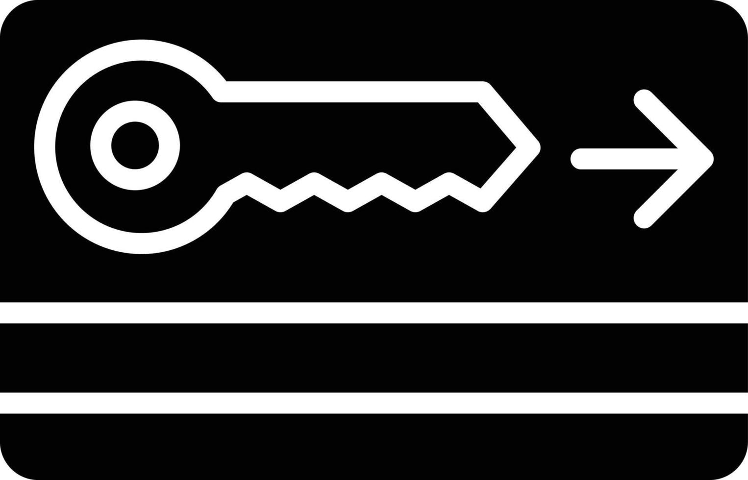Key card Vector Icon Design Illustration