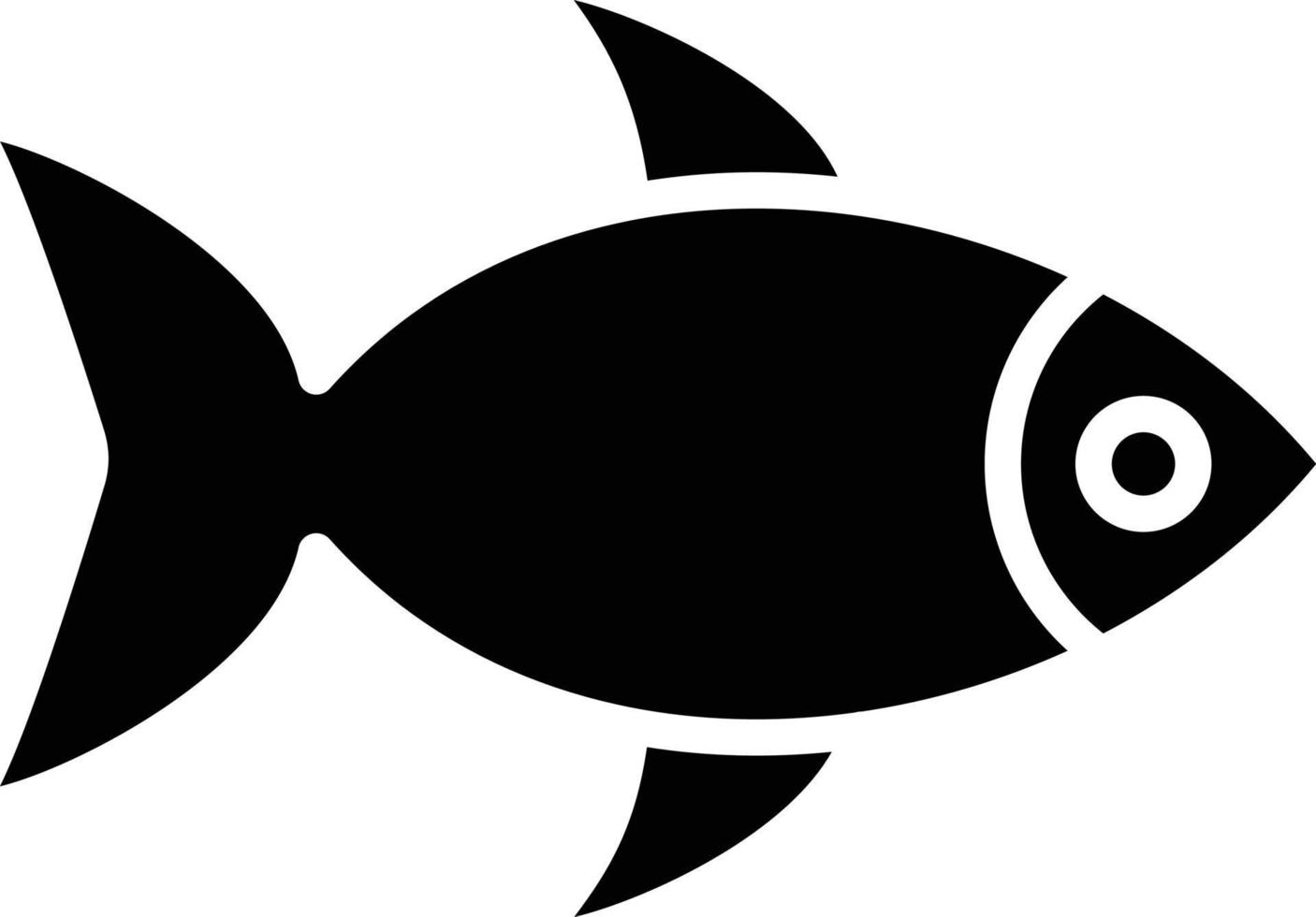 Fish Vector Icon Design Illustration