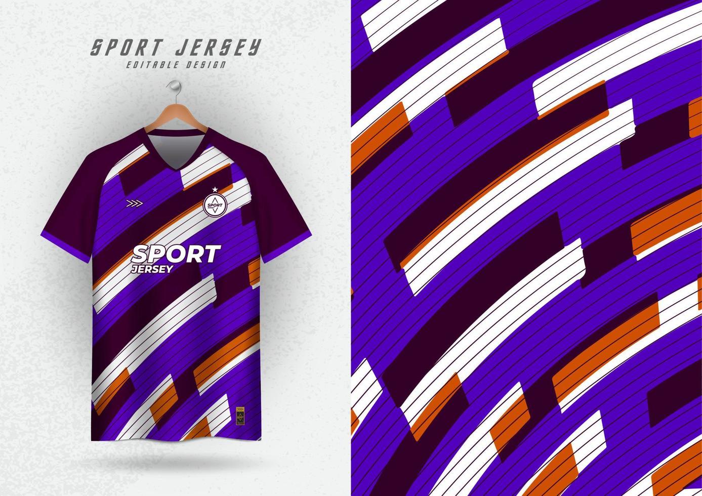 antecedentes para Deportes jersey fútbol jersey corriendo jersey carreras jersey púrpura curvo cuadrado modelo vector