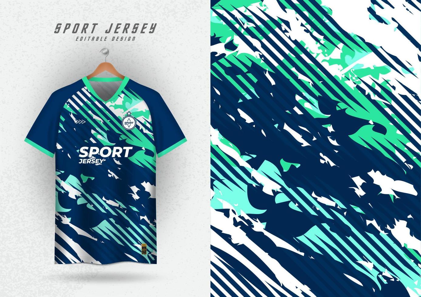 antecedentes para Deportes jersey, fútbol jersey, corriendo jersey, carreras jersey, patrón, cepillar, verde vector