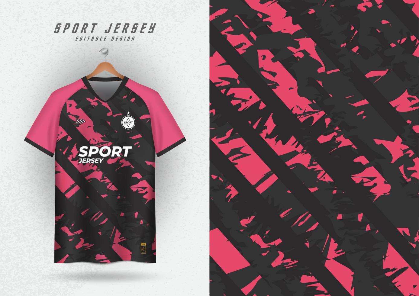 background for sports jersey soccer jersey running jersey racing jersey pattern pink black stripes vector