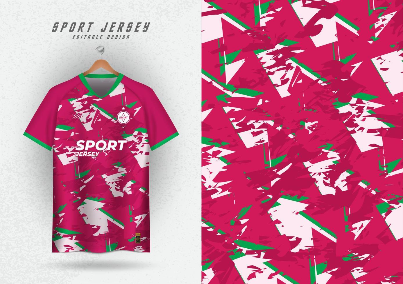antecedentes para Deportes jersey fútbol jersey corriendo jersey carreras jersey modelo rosado vector