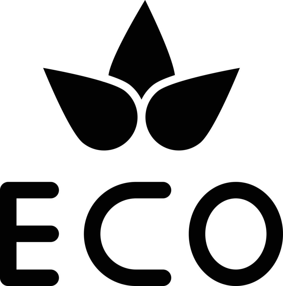 ilustración de diseño de icono de vector ecológico