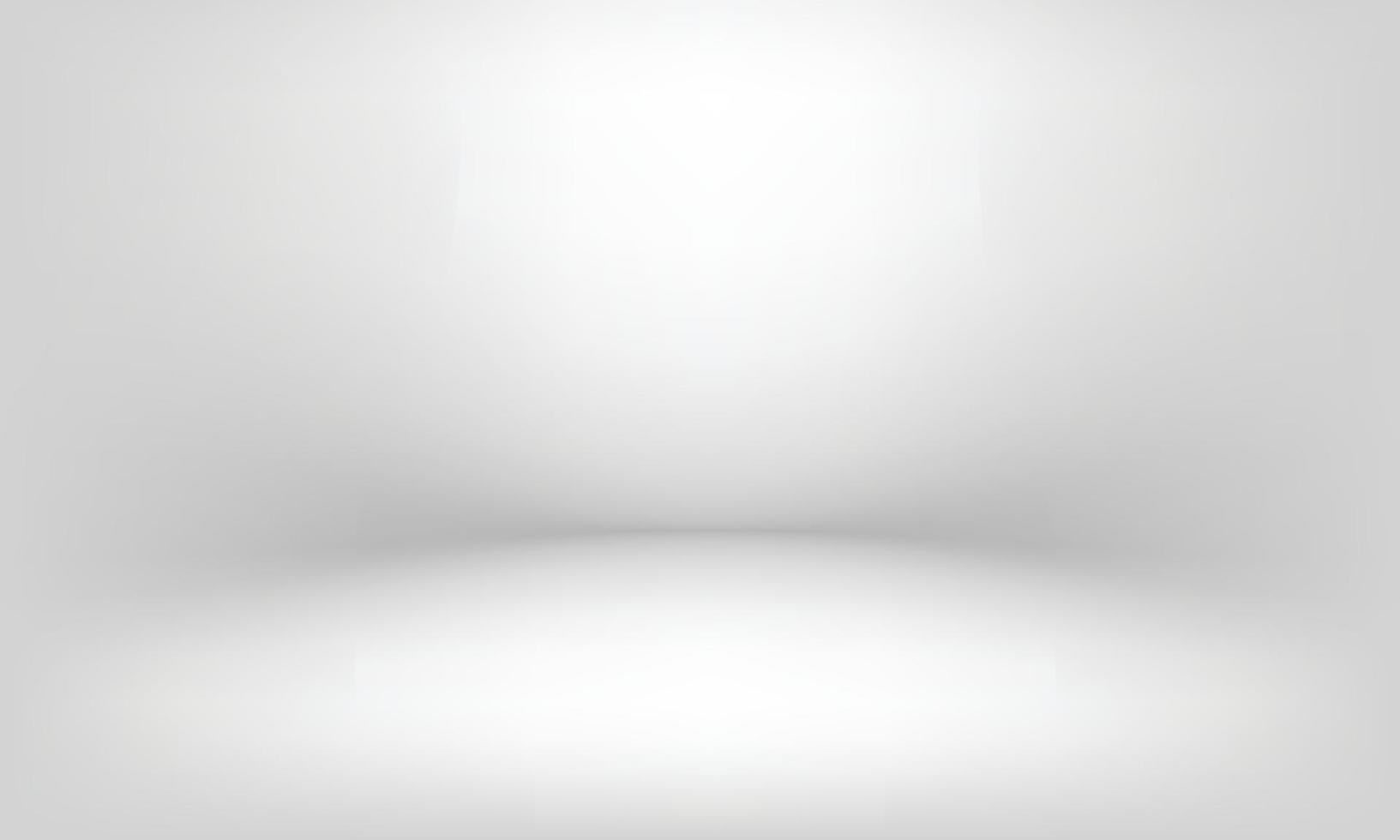 Empty white studio room with spotlight. vector