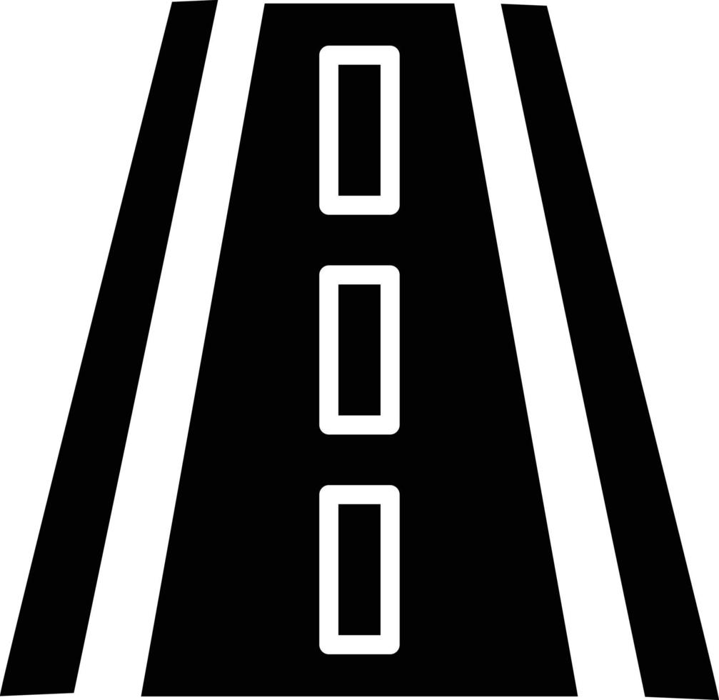 ilustración de diseño de icono de vector de carretera