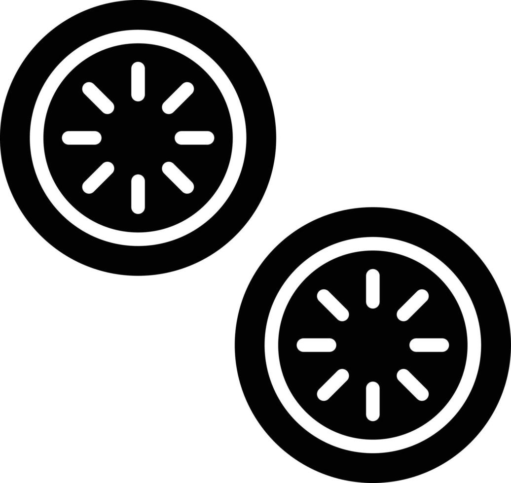 Cucumber slice Vector Icon Design Illustration