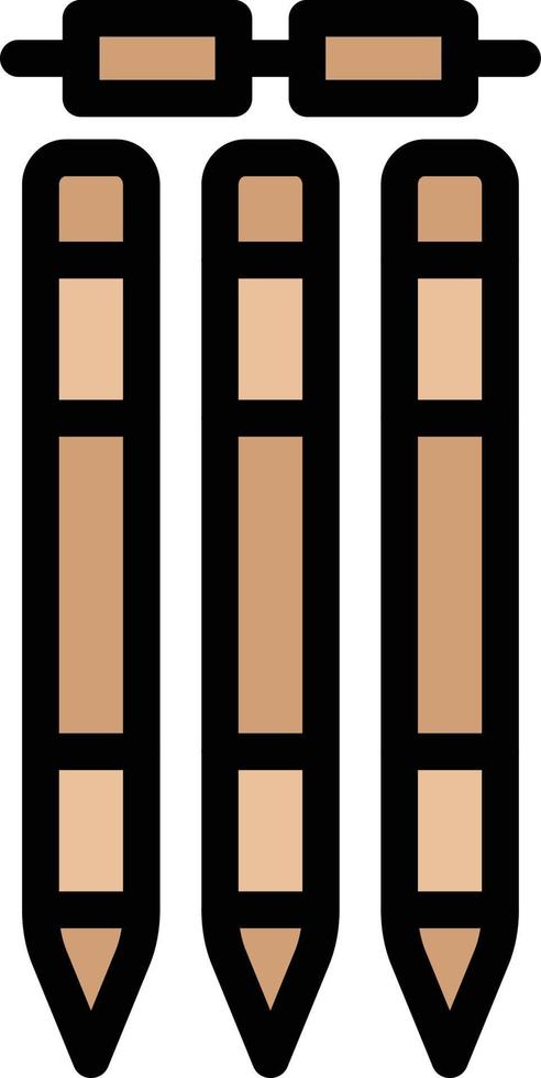 Wickets Vector Icon Design Illustration