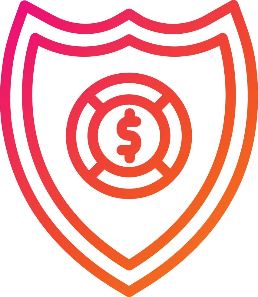 Shield Vector Icon Design Illustration