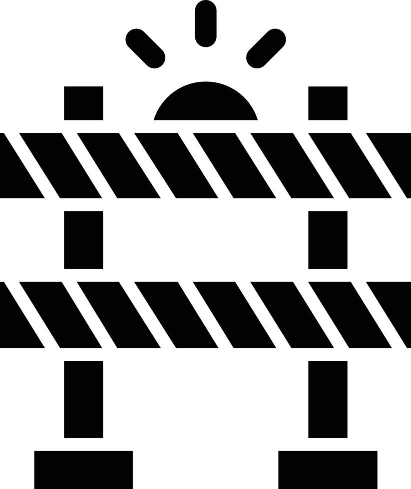 Barrier Vector Icon Design Illustration
