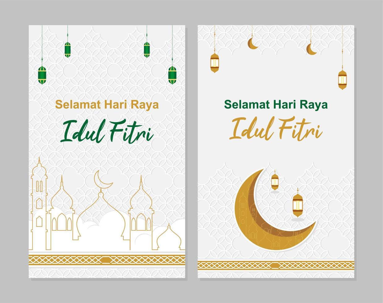 Ramadan background design with mosque, moon, and lantern ornament with islamic style for invitation, greeting card, thank you card, and banner .eps vector