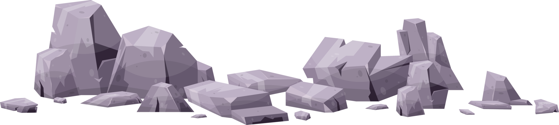 Cartoon mountain rock clip art png