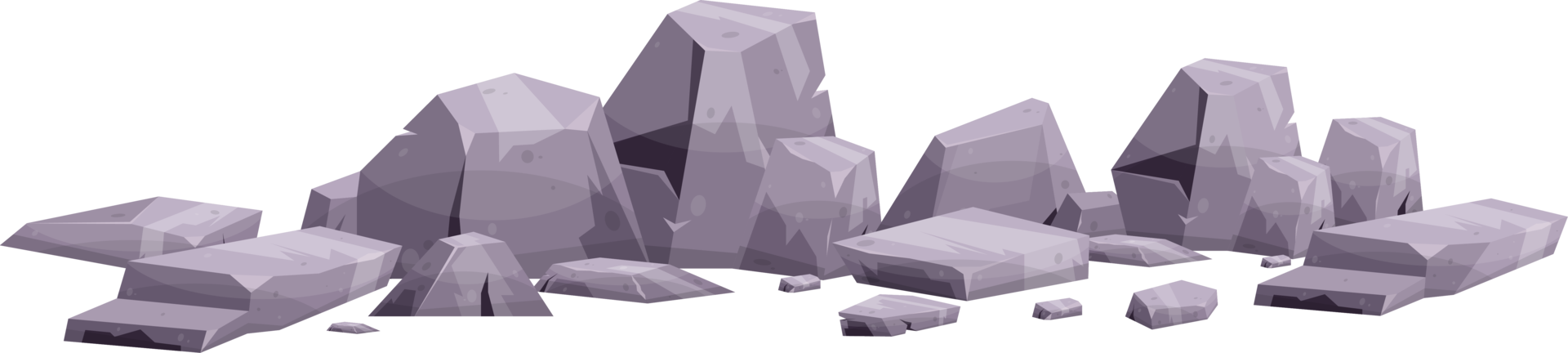 Cartoon mountain rock clip art png