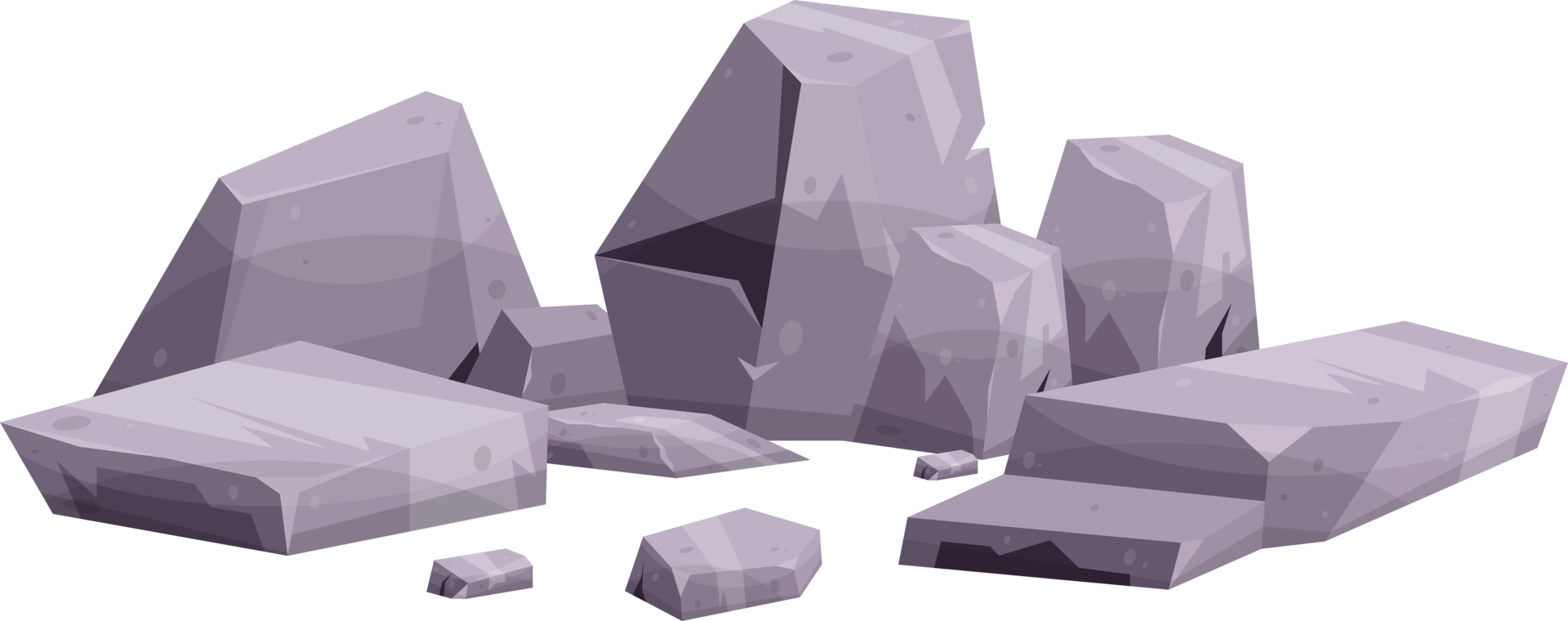 Cartoon mountain rock clip art png