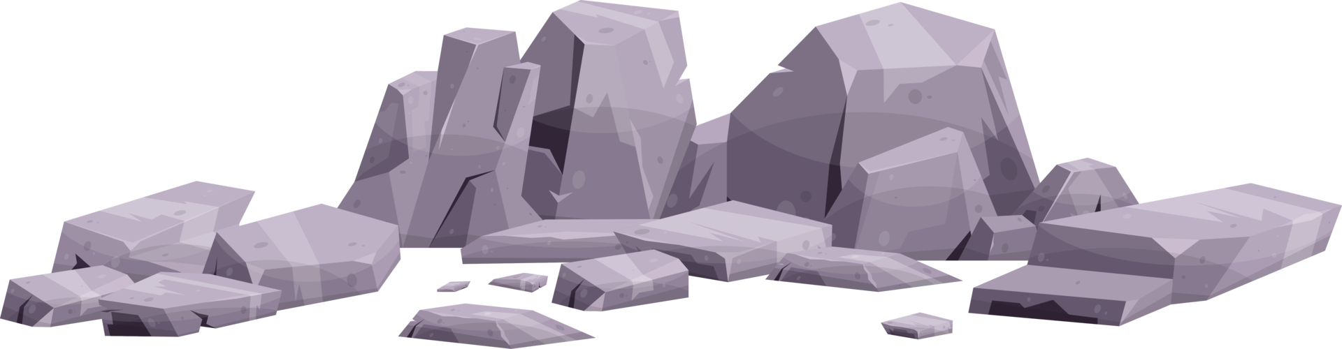 Cartoon mountain rock clip art png