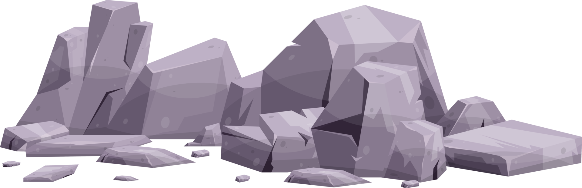 Cartoon mountain rock clip art png