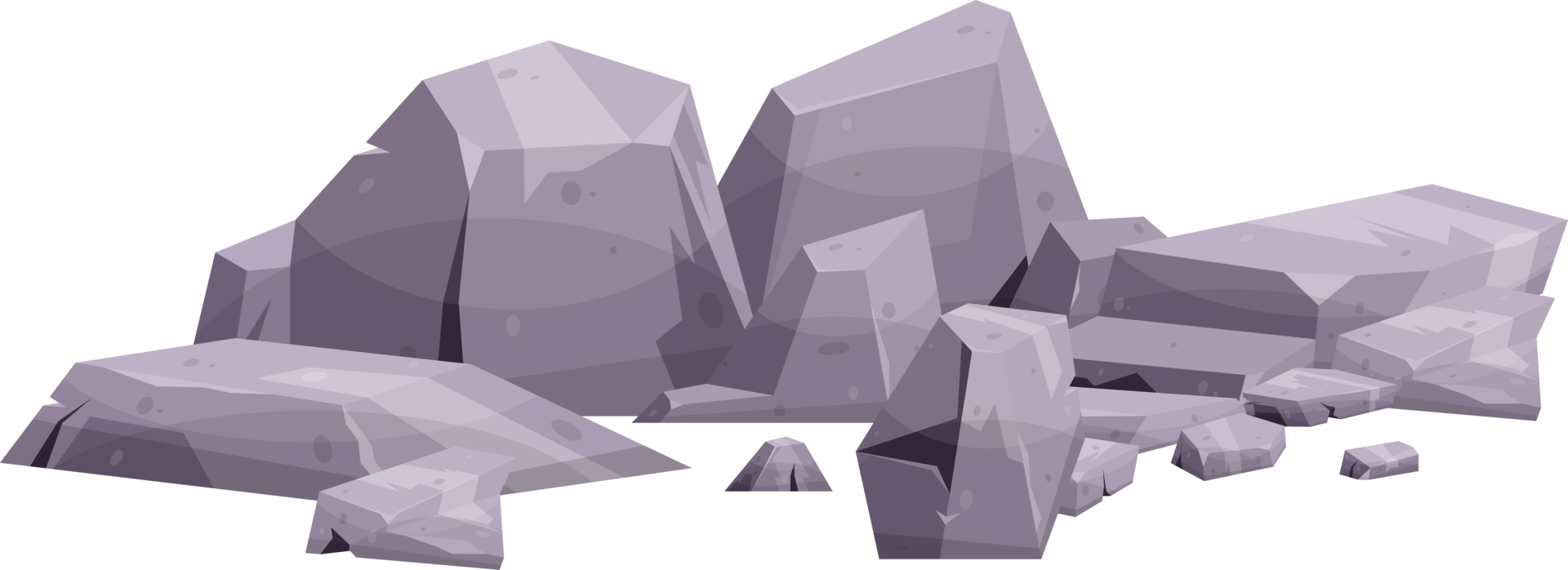 Cartoon mountain rock clip art png