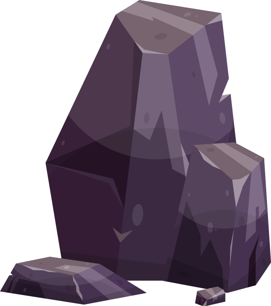 Cartoon mountain rock clip art png