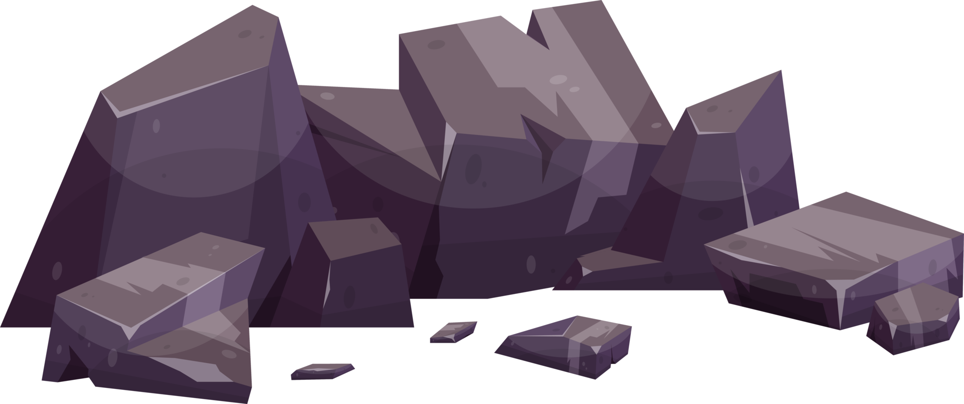 Cartoon mountain rock clip art png