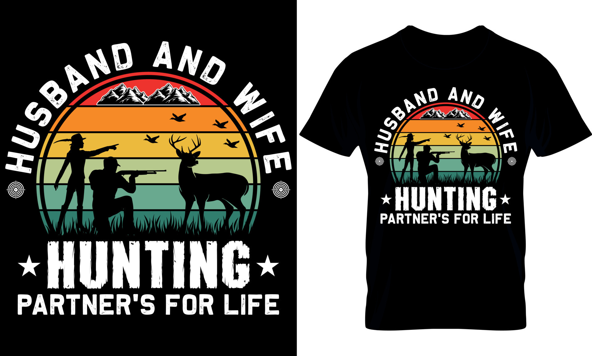 typography tshirt design. hunting tshirt design. hunting t shirt