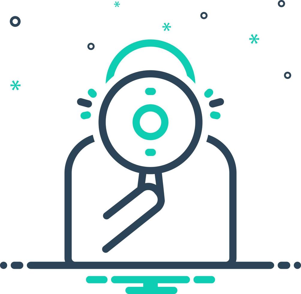 mix icon for declaration vector