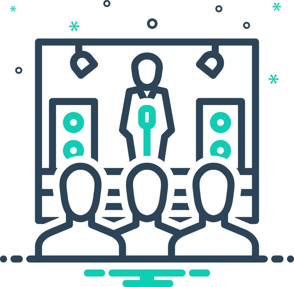 mix icon for concerts vector