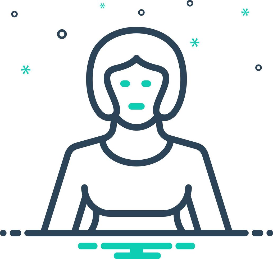 mix icon for bob vector