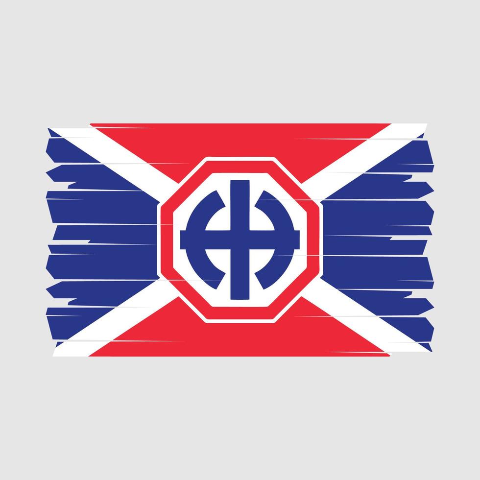 Soviet Flag Brush Vector