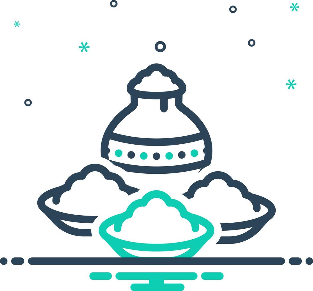 mix icon for tradition vector