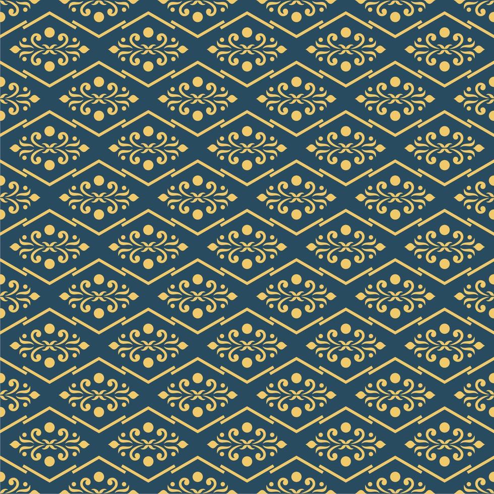 Rich ornament seamless pattern vector