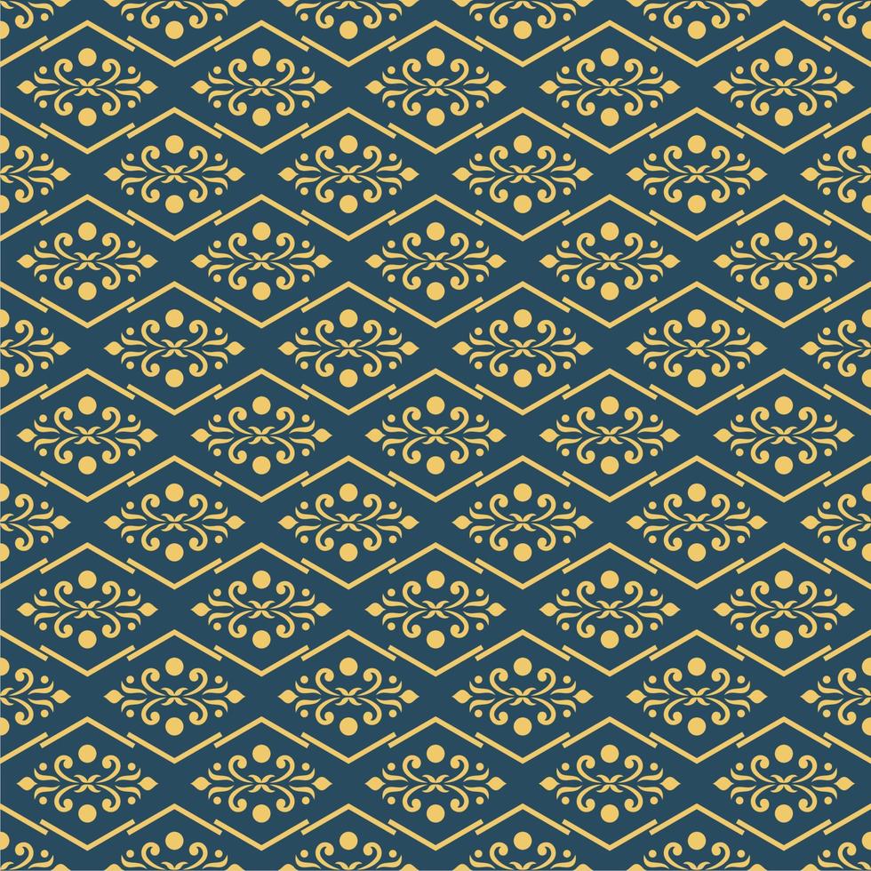 Rich ornament seamless pattern vector