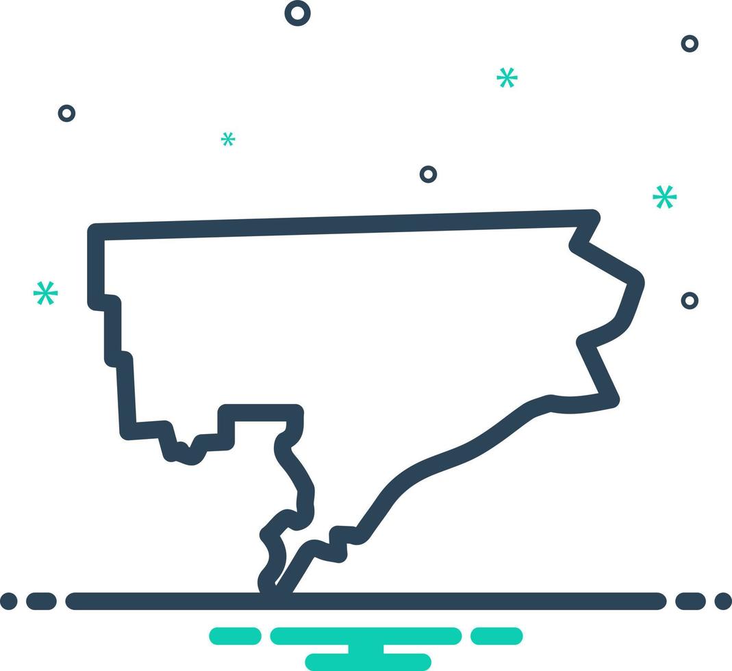 mix icon for detroit vector