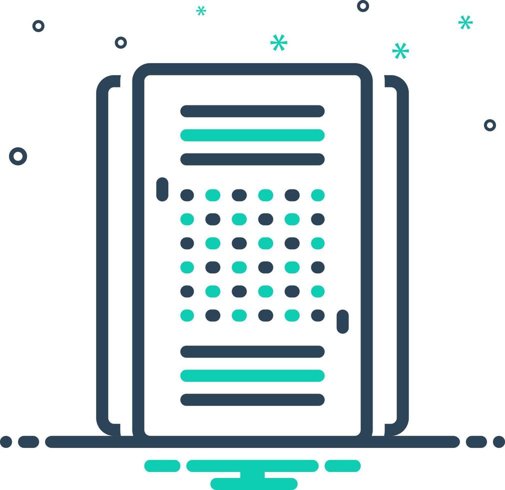 mix icon for summaries vector
