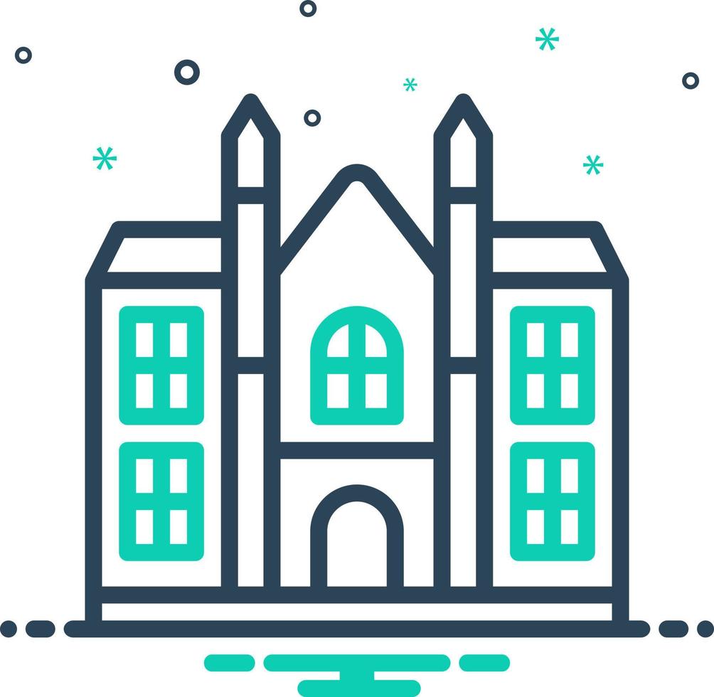 mix icon for cambridge vector