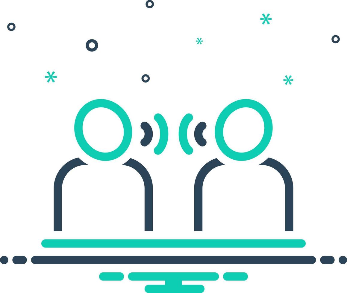 mix icon for tells vector