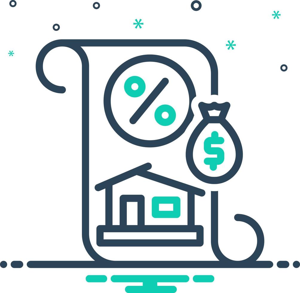 mix icon for levy vector