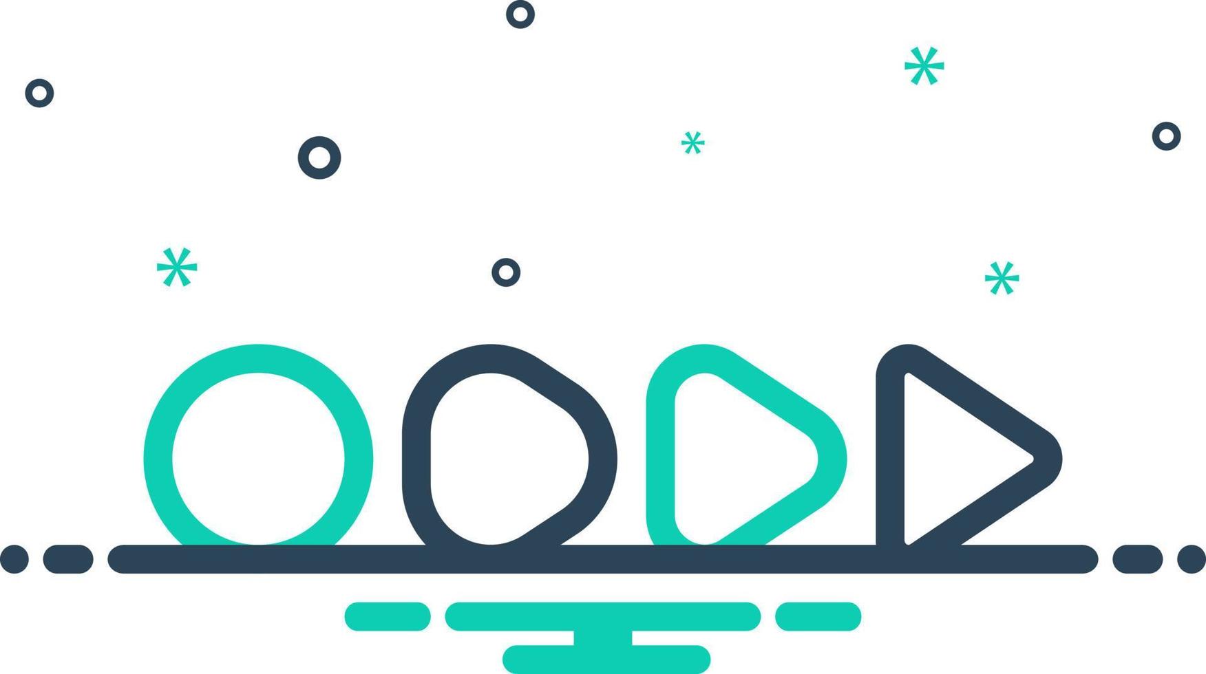 mix icon for transform vector