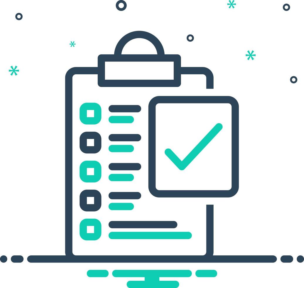 mix icon for requires vector