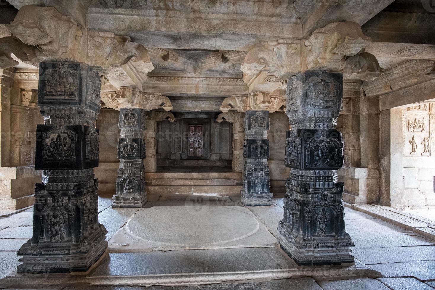 Hazara Rama Temple in Hampi has bas reliefs depicting the story of Ramayana photo