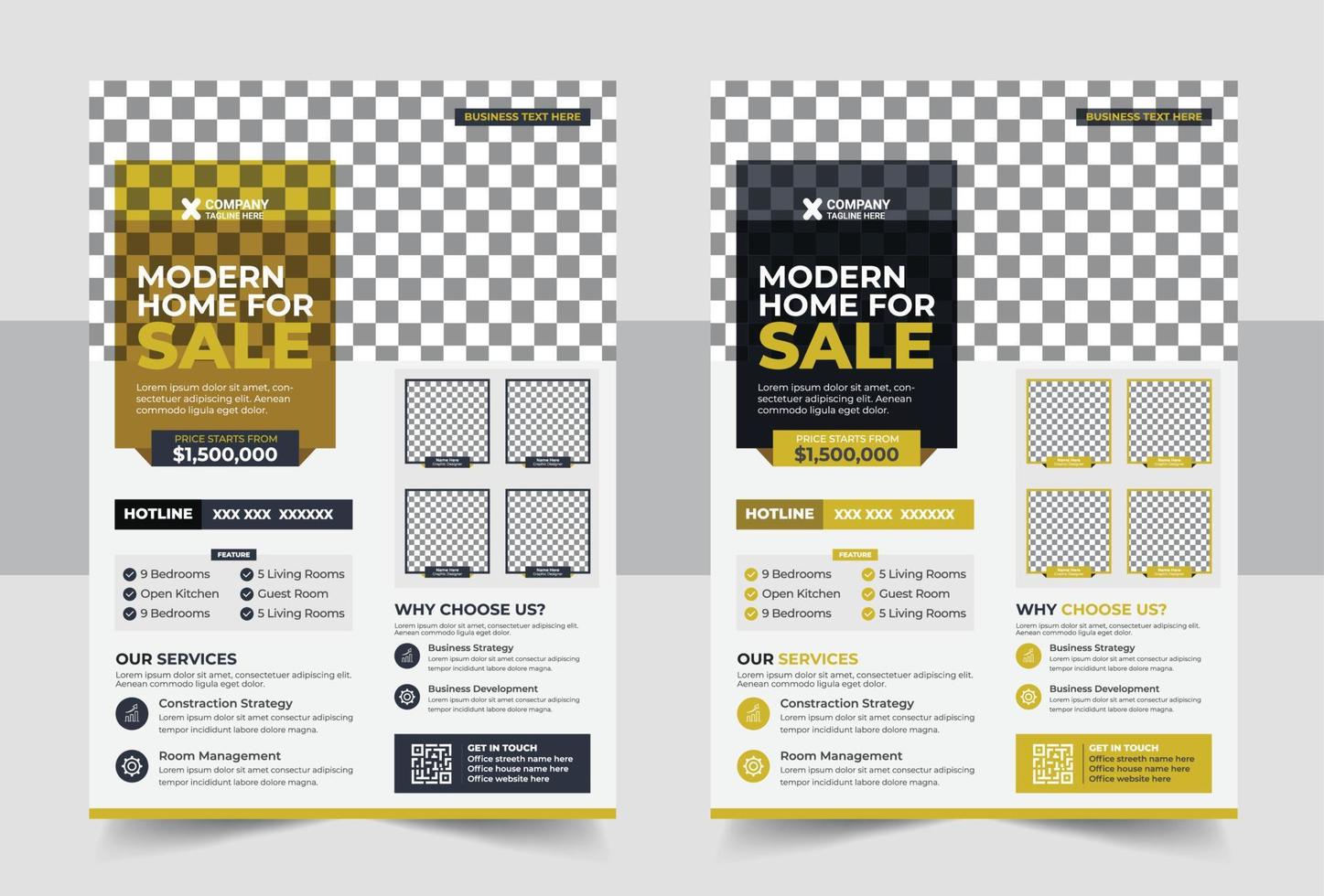 Real Estate Property Social Media Post Template, Modern Home Sale Social Media Promotion, Square flyer Web Banner design Template. For web banner ads vector