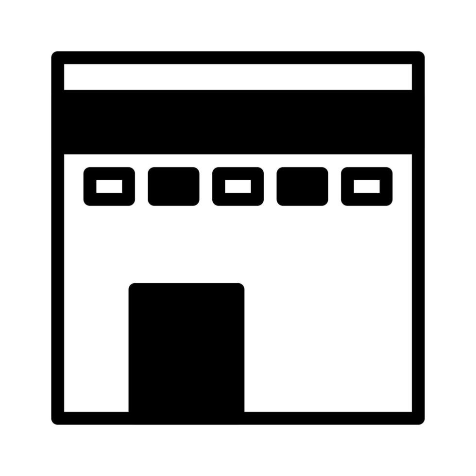 kaaba icon duotone black style ramadan illustration vector element and symbol perfect.