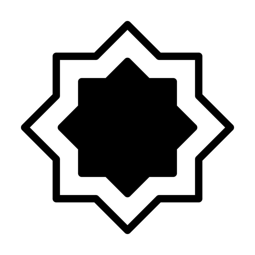 decoration icon duotone black style ramadan illustration vector element and symbol perfect.