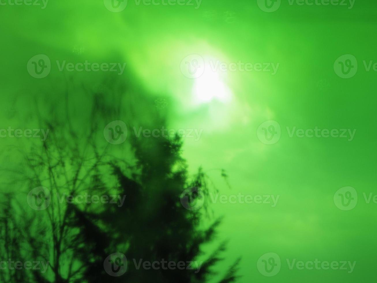 impressionist blurred storm scene photo