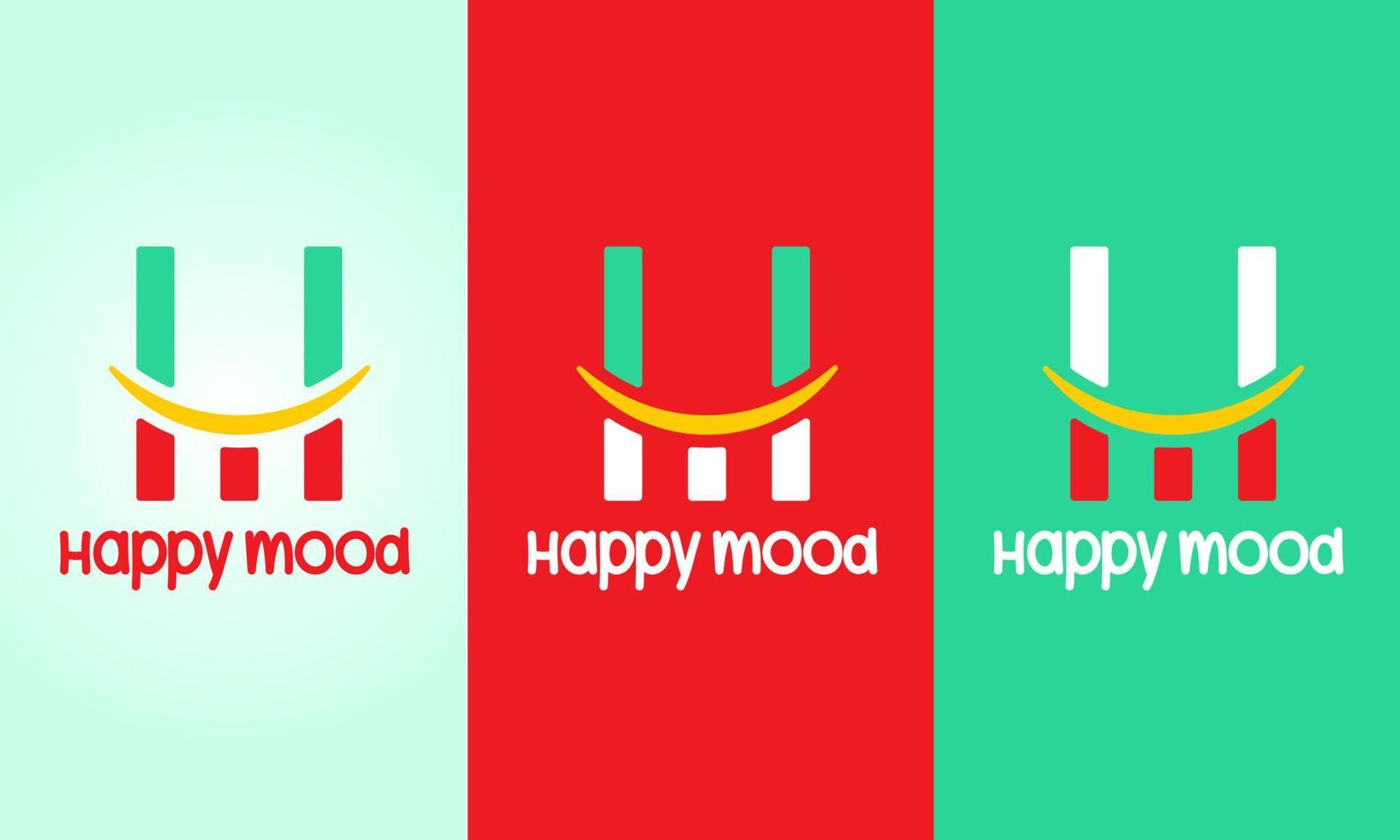 Happy Mood With Smilling logo vector