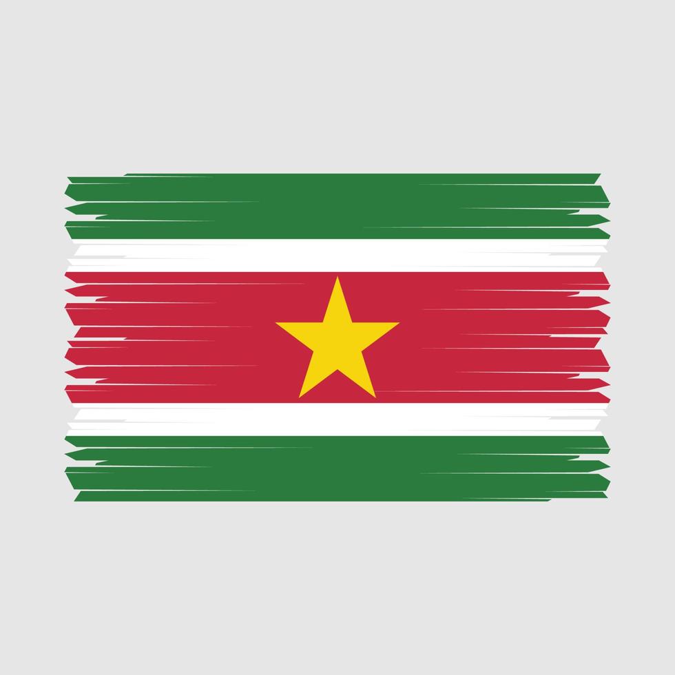 Suriname Flag Vector